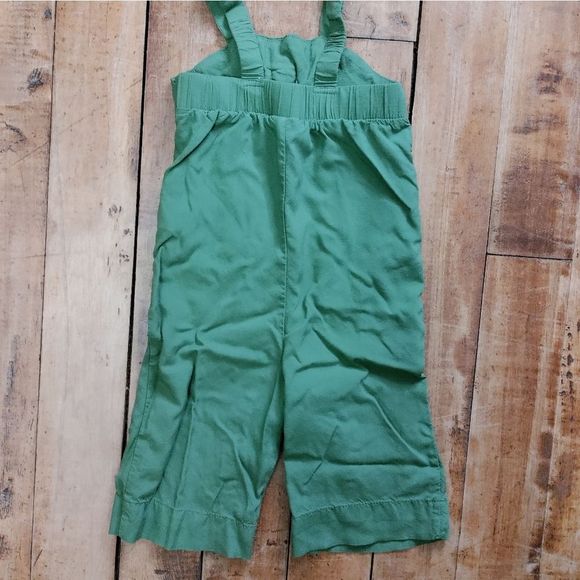 Girls size 12 mos army green romper lightweight spring summer baby girl - Picture 6 of 6